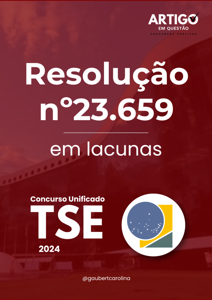 RESOLUÇÃO 23659 CONCURSO PUBLICO TSE UNIFICADO