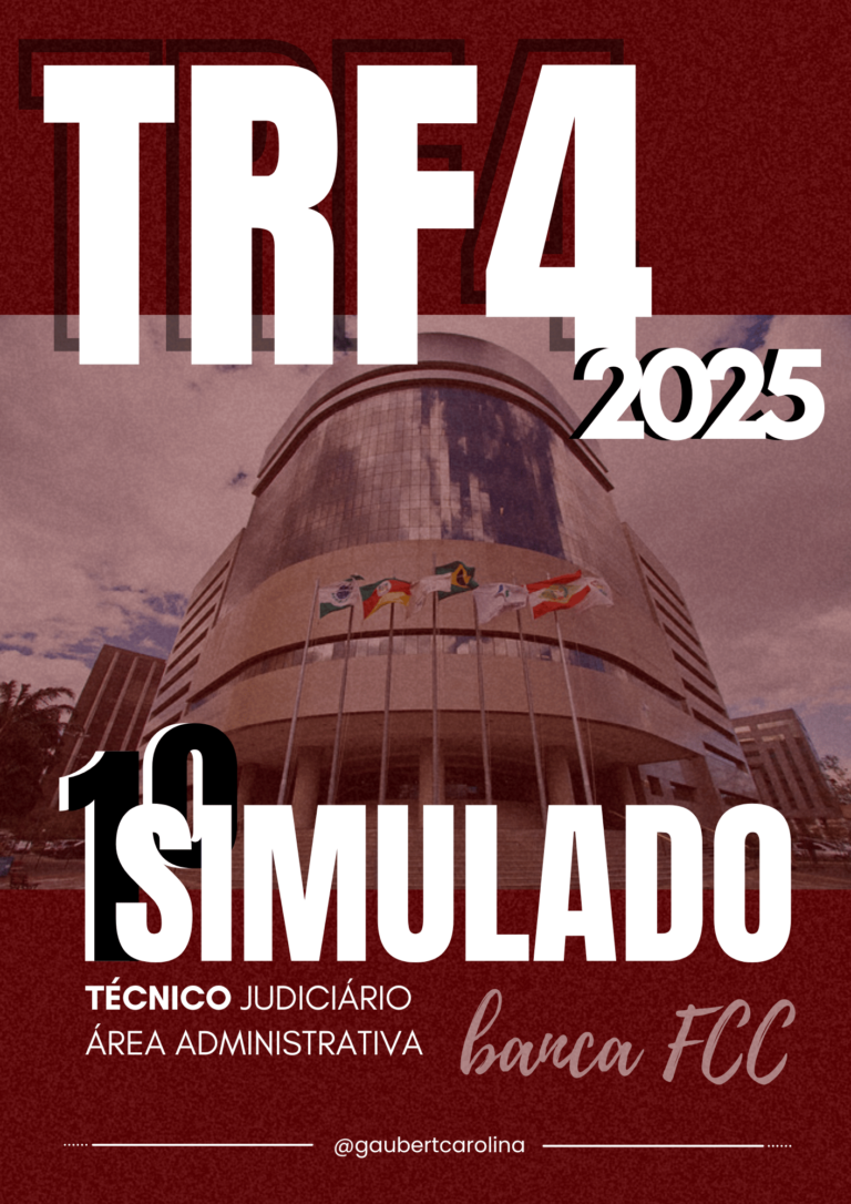 TRF4 TÉCNICO JUDICIÁRIO ADMINISTRATIVO